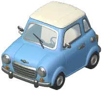 Blue Sedan