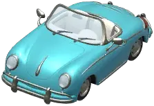 Sapphire Blue Convertible