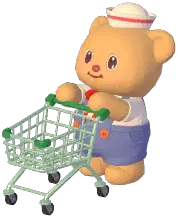 Shopping Bear Cart